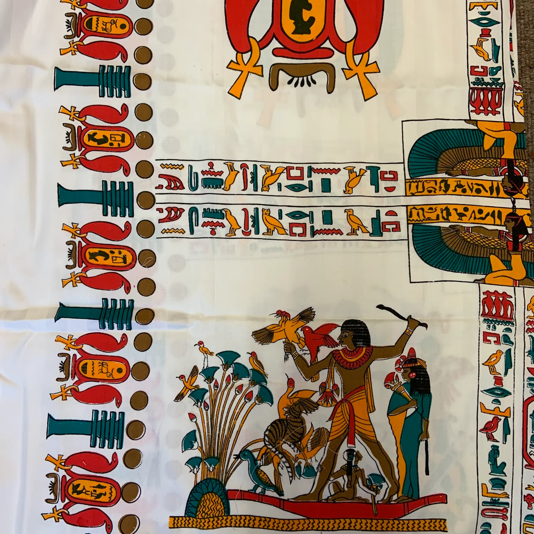Egyptian table cloth
