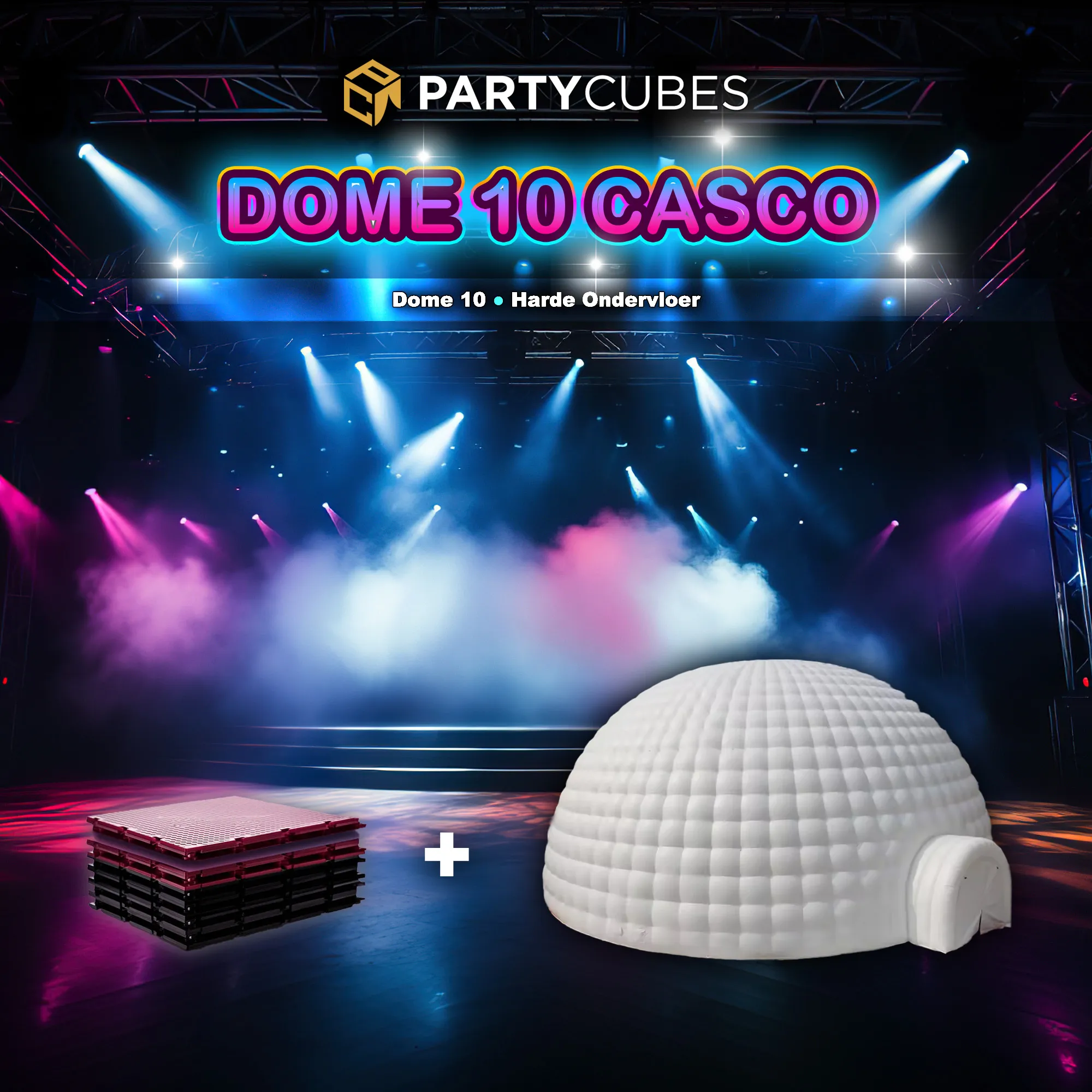 Dome 10 CASCO met harde ondervloer