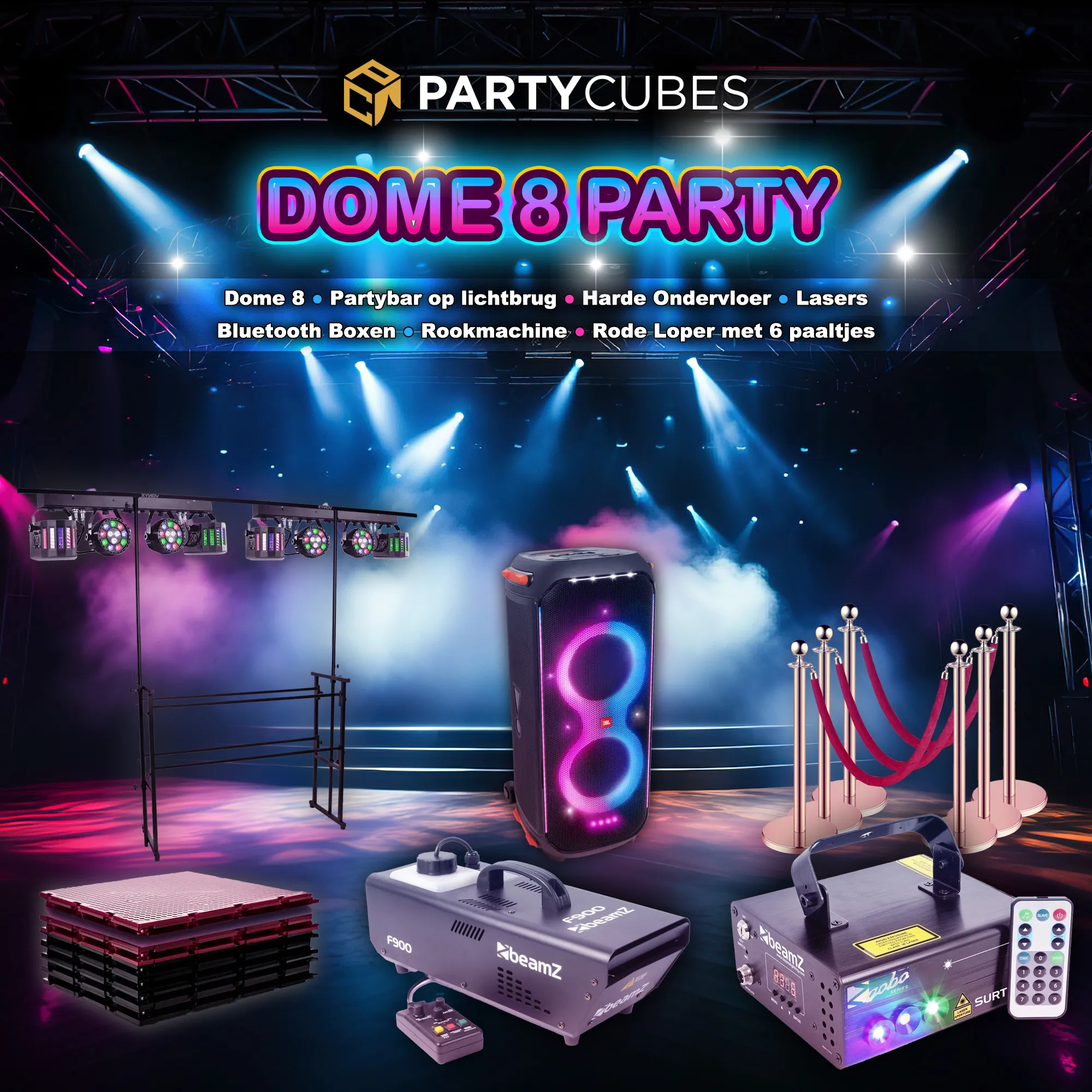 Dome 8 Partypakket