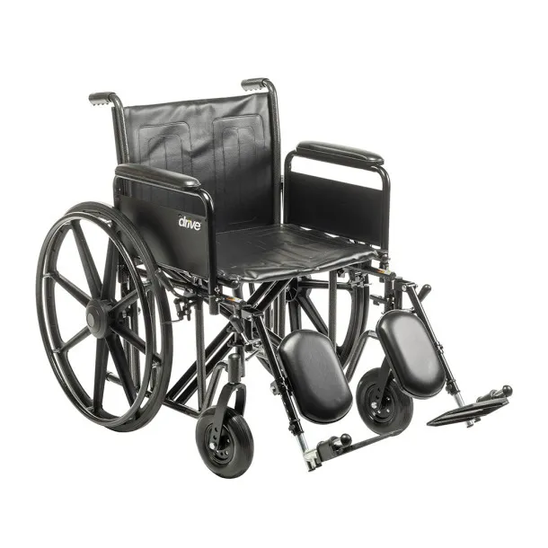 FAUTEUIL ROUANT BARIATRIQUE RELÈVE-JAMBES  L22'' x P18'' x H18'' GUARDIAN