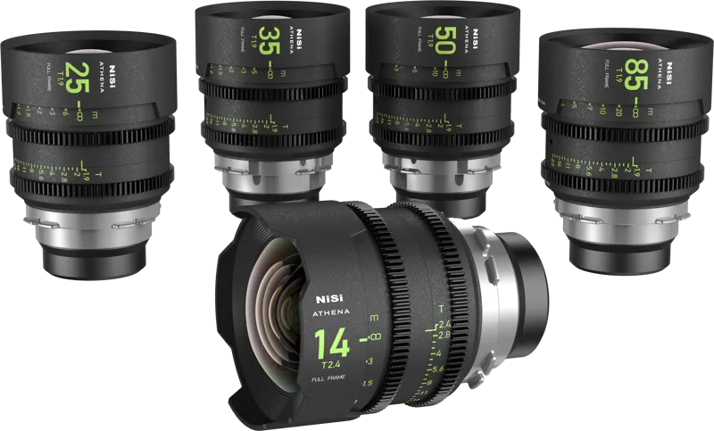 NiSi Athena Prime Lens Set (14 / 25 / 35 / 50 / 85 mm) L-Mount