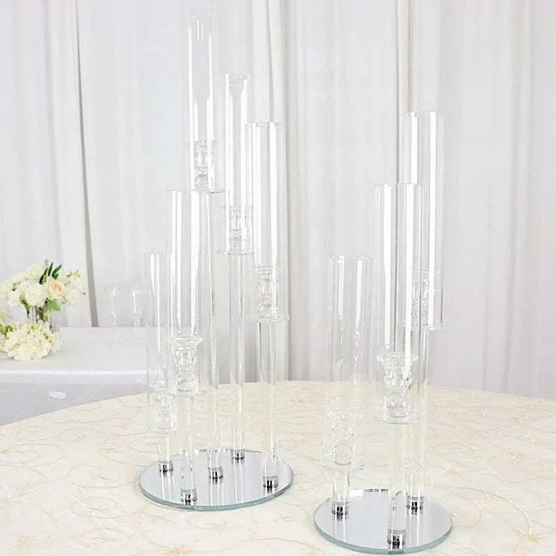 5-Arm Candelabra with Taper Candles