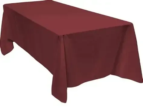 Burgundy Long Tablecloths