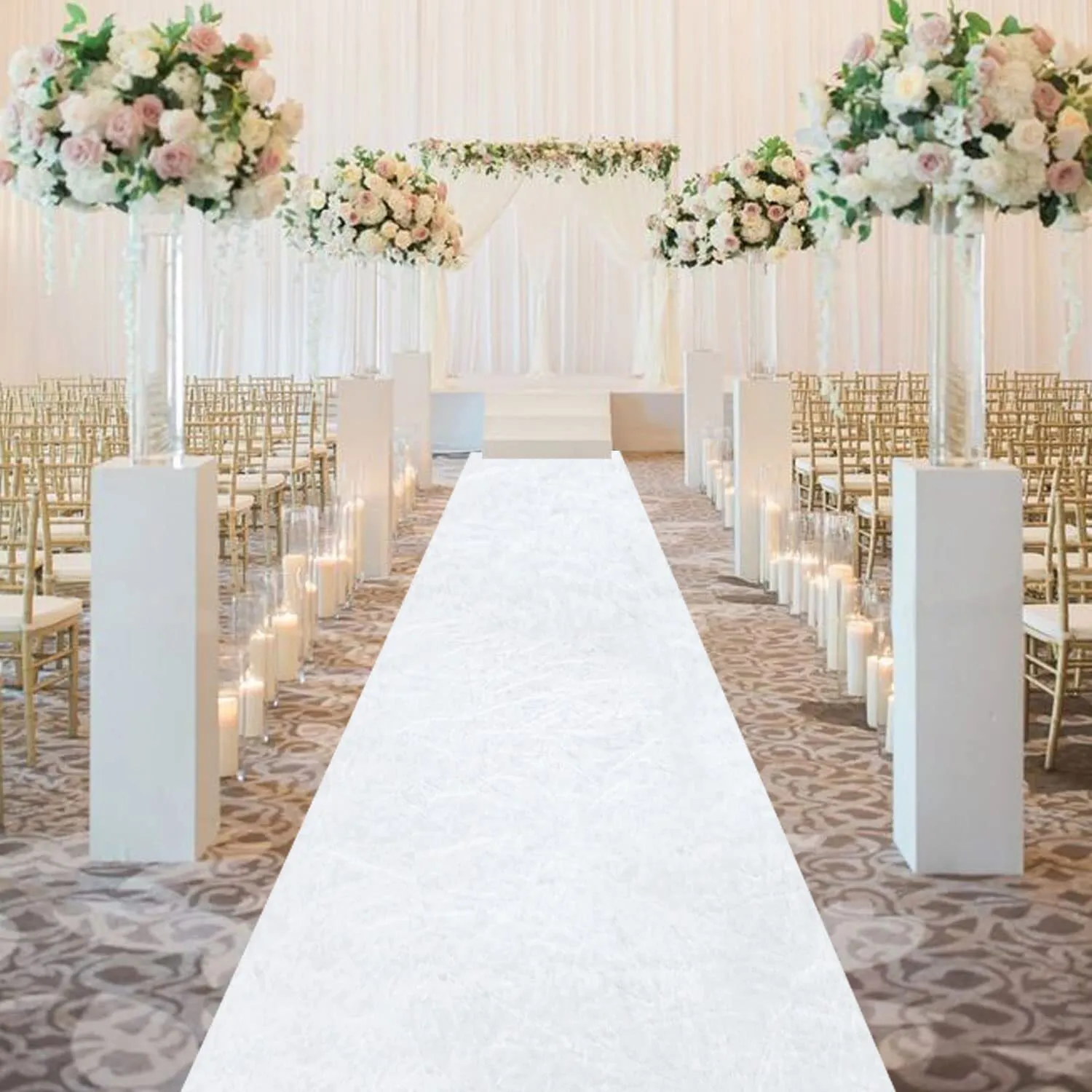 Aisle runner - white