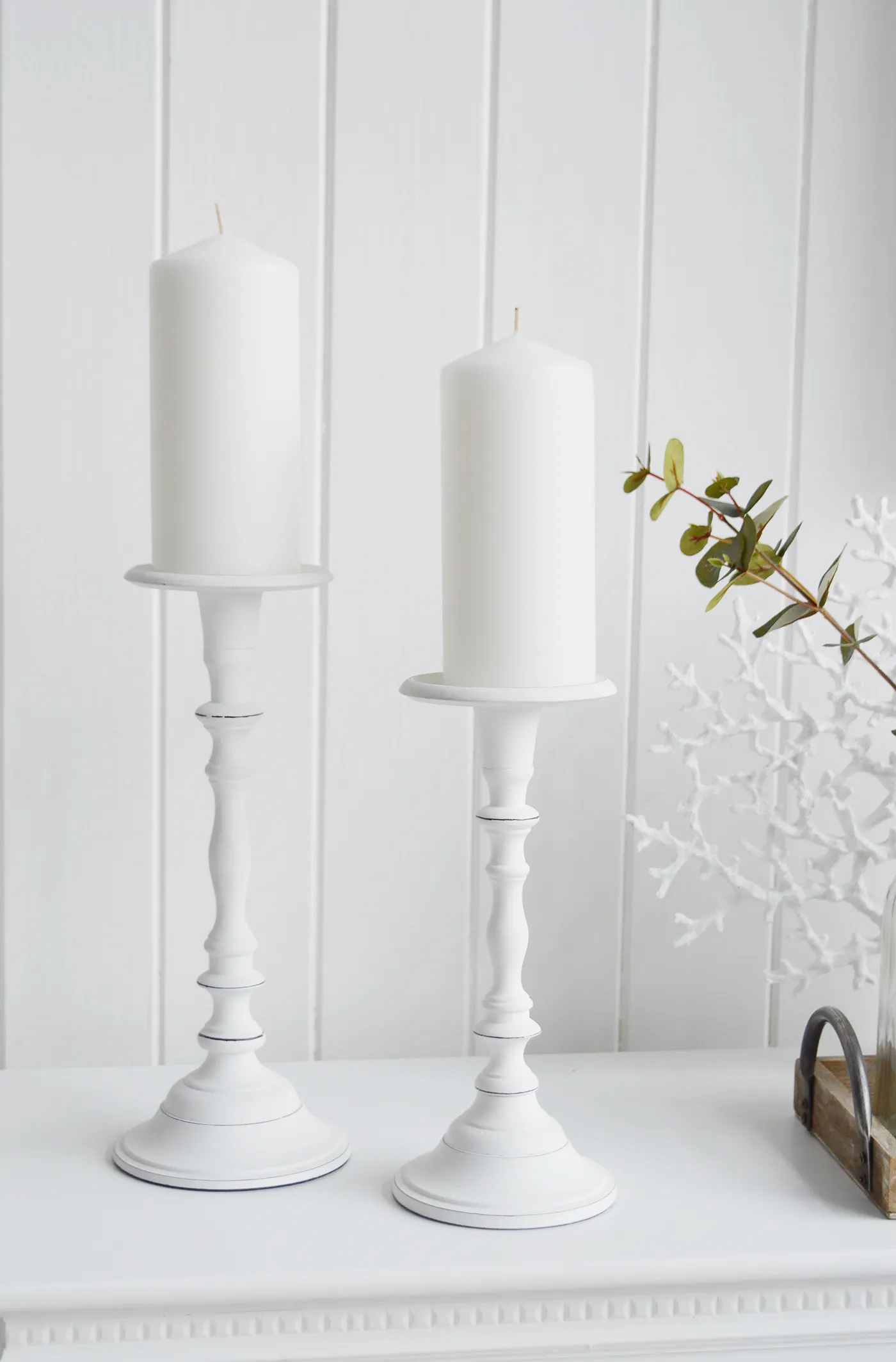 Candlesticks and votives 