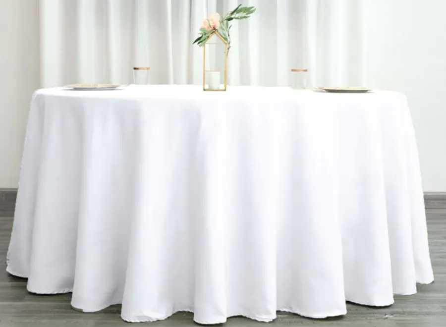 132 Inch Round Tablecloths