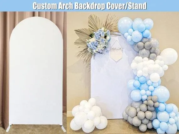 Customizable arch backdrop & balloons (6ft)