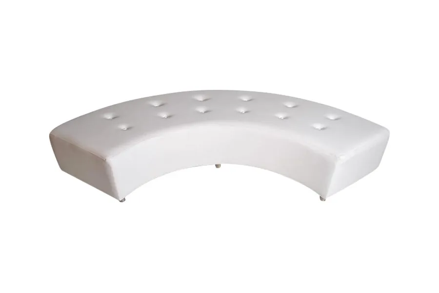 Lounge Curve Benches (white)