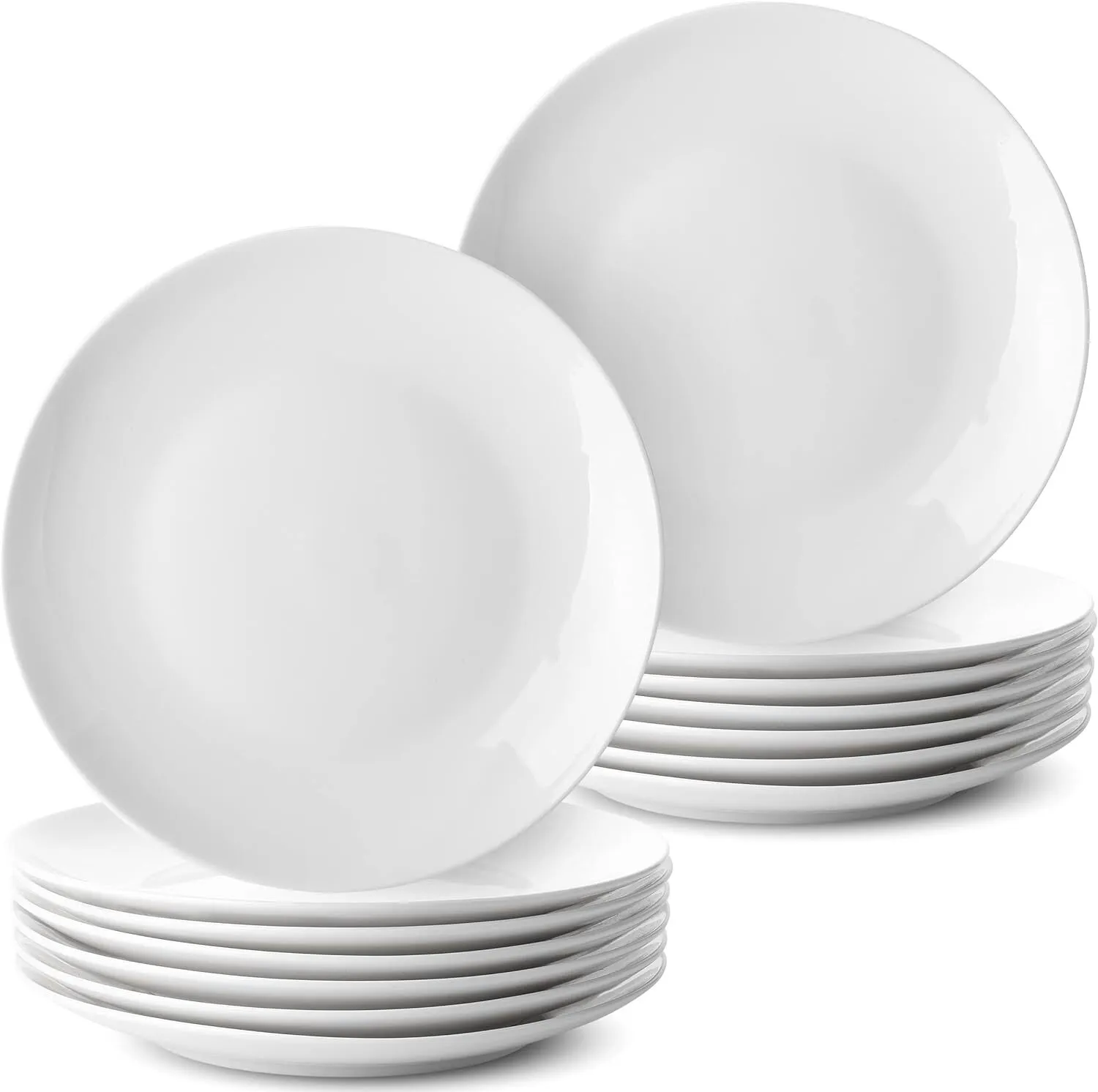 White Plates 8 inches