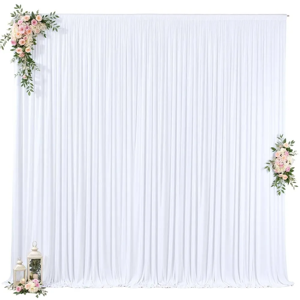 10ft x 5ft White Drape