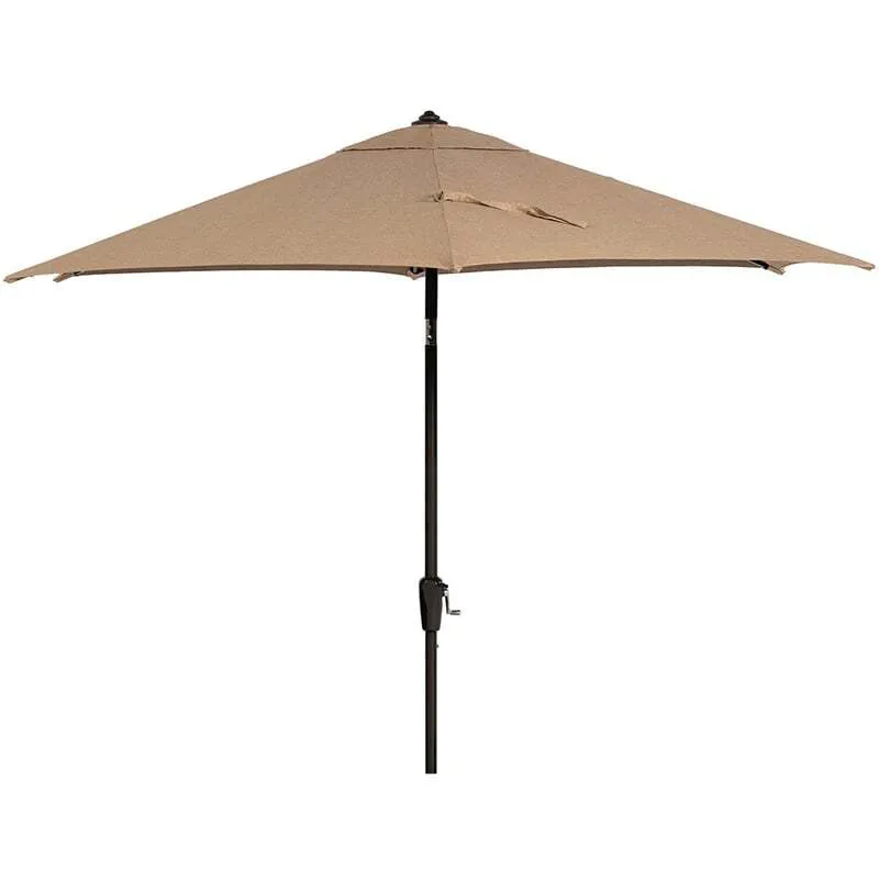 9ft Tan Umbrella with Base