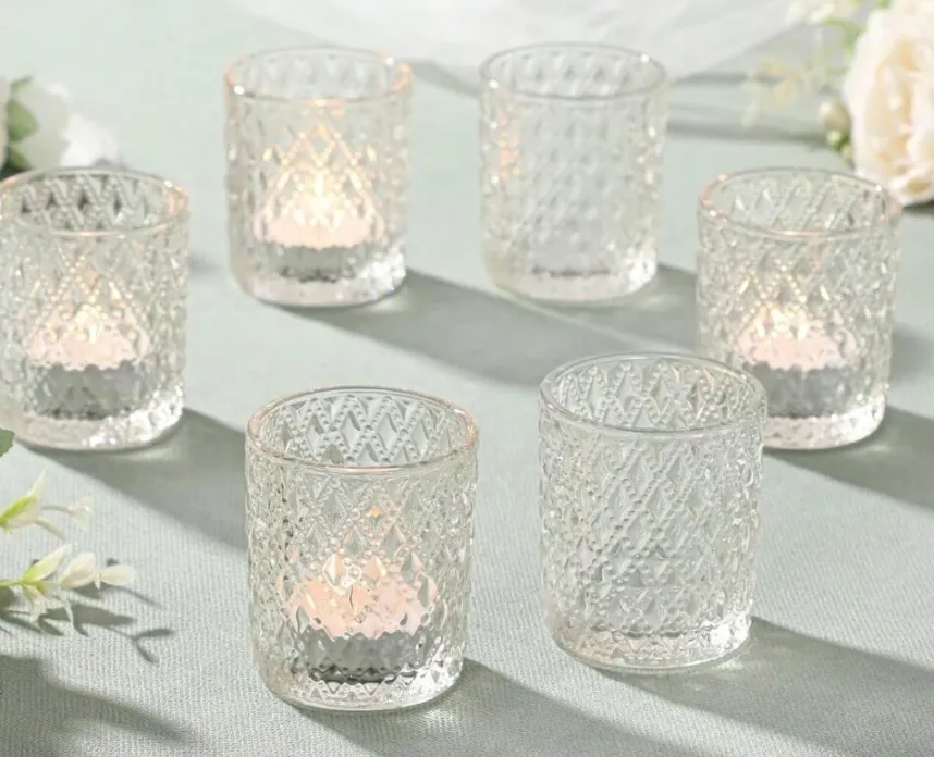 Clear Glass Candle Votives