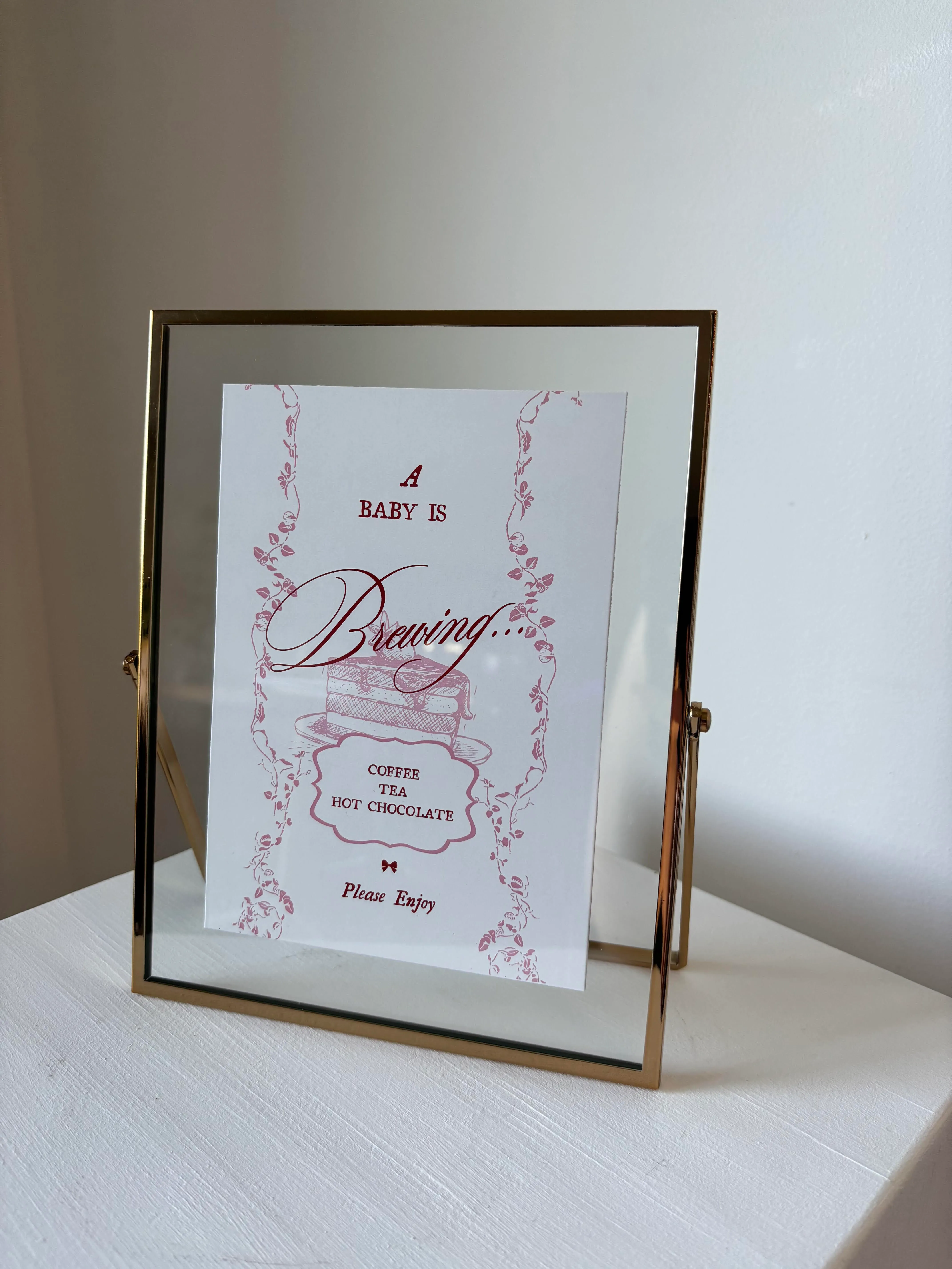 Say It Sweetly Gold Frames For Signage