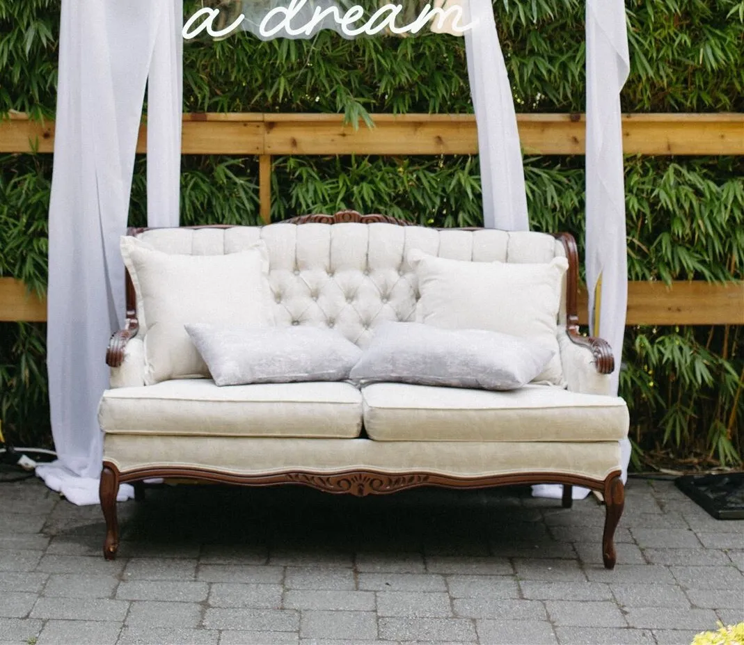Vintage Cream Couch