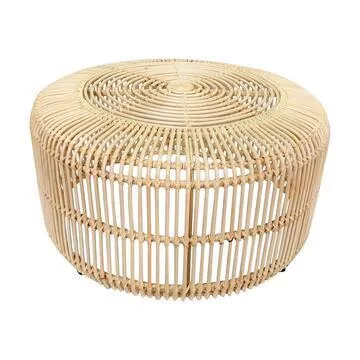 Resort round cane Coffee Table 
