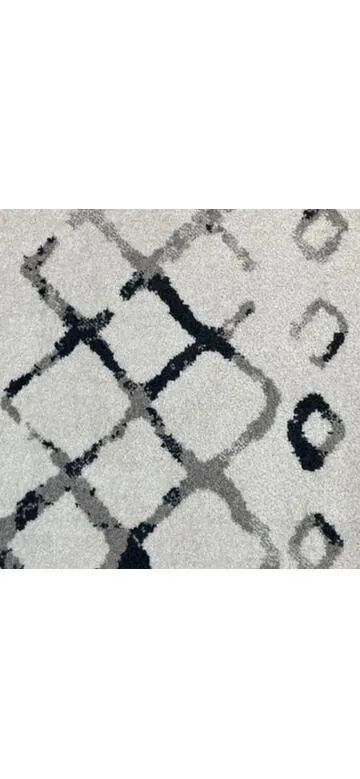 Black & White Crosses Rug 