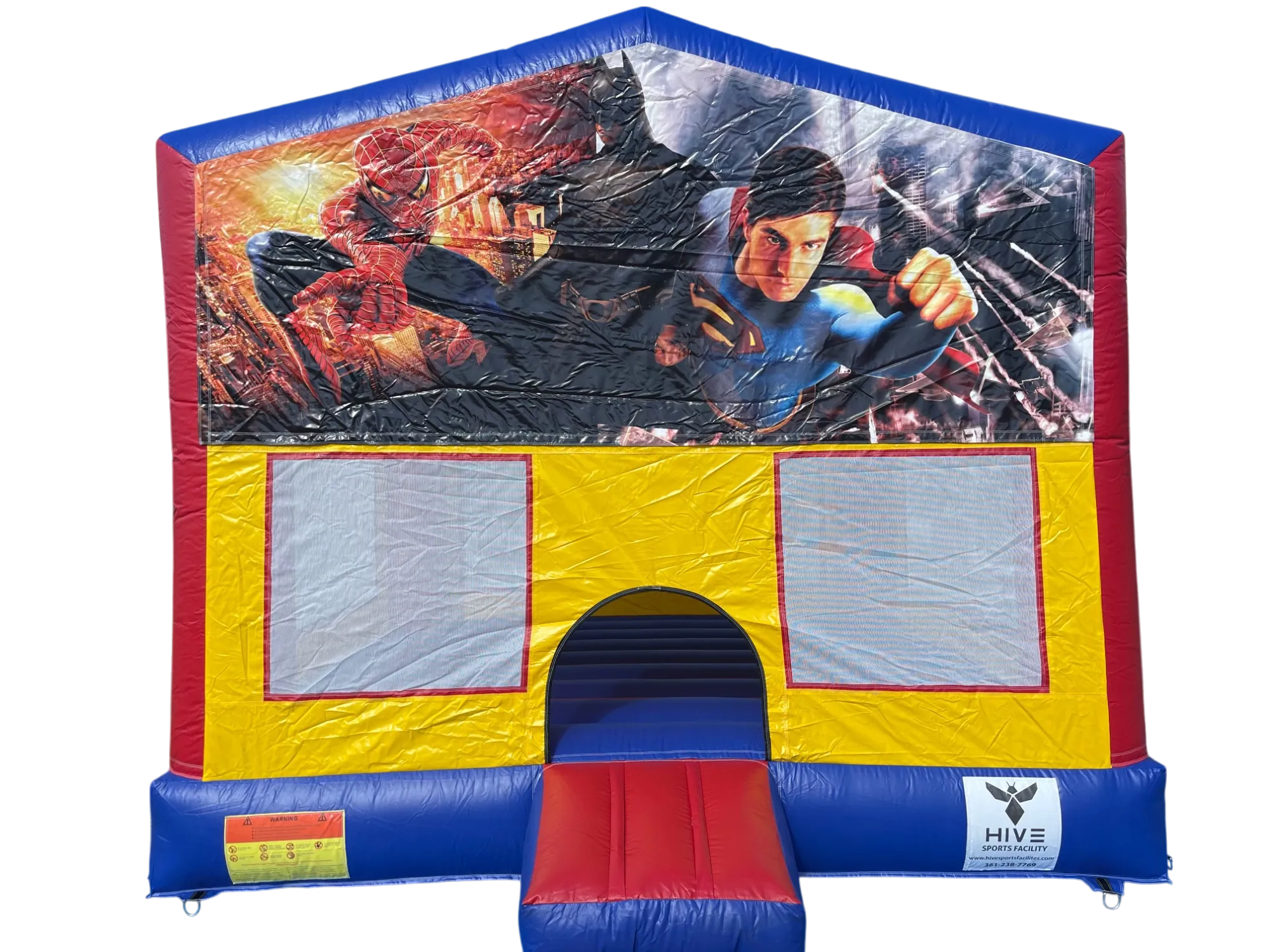 Superman and Batman Bounce House