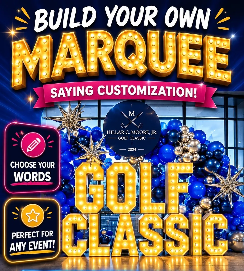 3ft Marquee Letters (Customize)