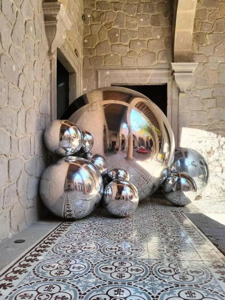 Big Inflatable Silver Giant Balls