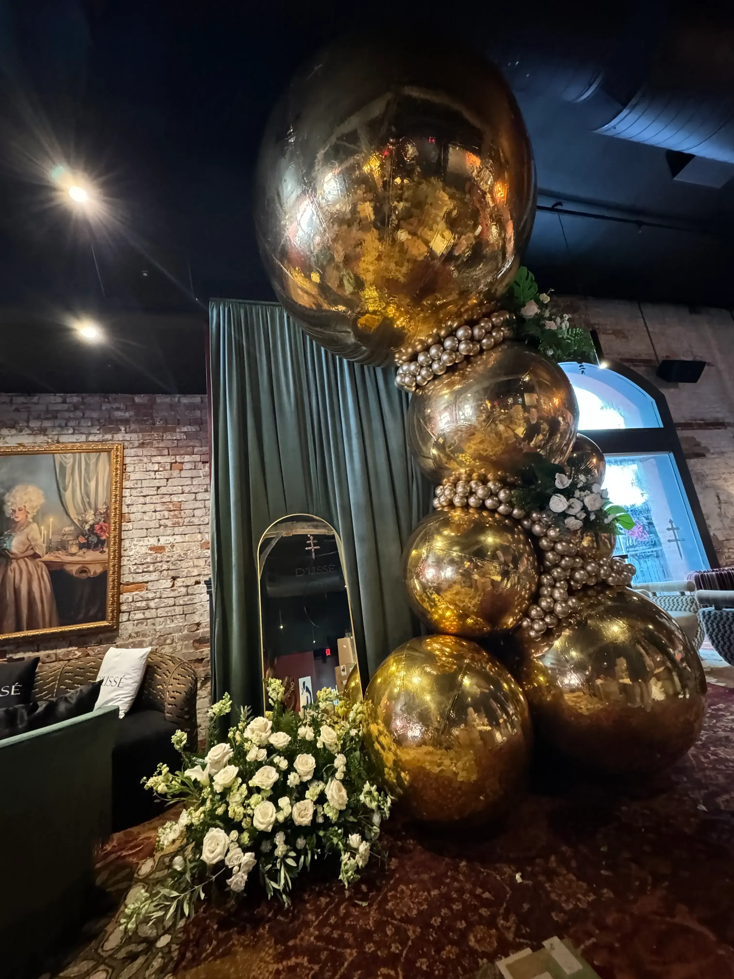 BIG Inflatable Shiny Mirror Balls