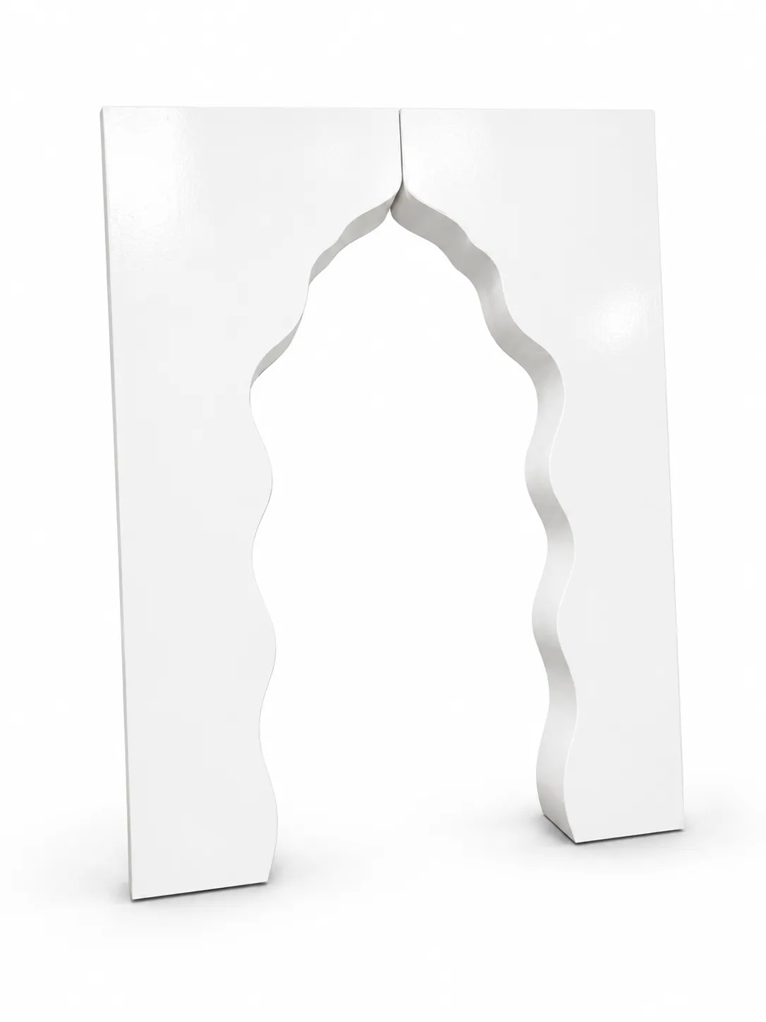 Modern Wavy Backdrop Wall