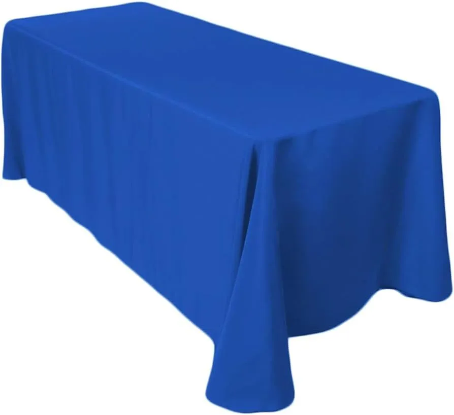 90x156 Royal Blue Linen