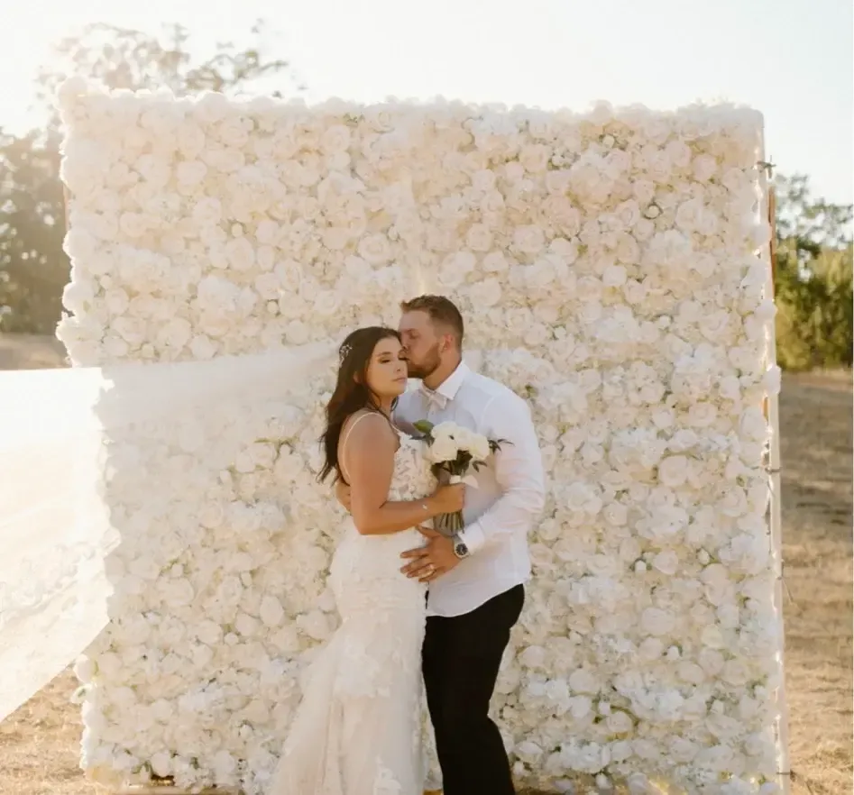 White Flower Wall