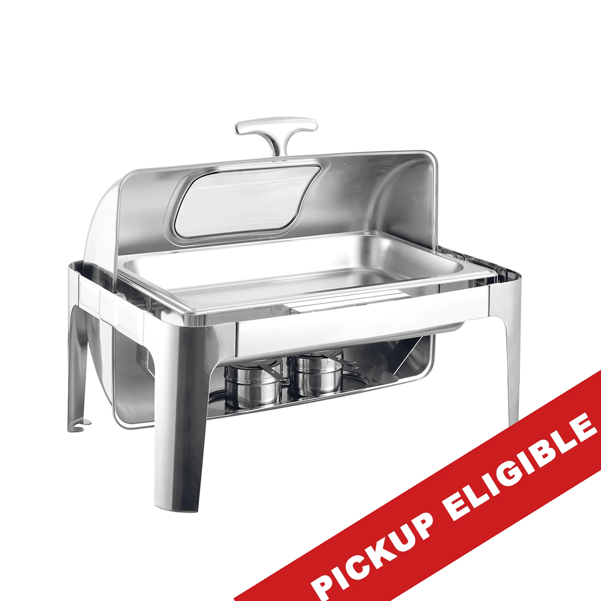 Roll Top Chafing Dish Buffet Set, 9 Quart 1/2 