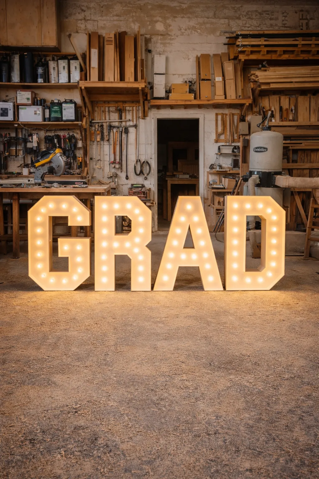 GRAD 4ft Letters