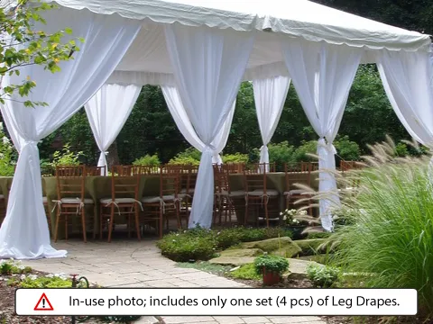 Tent Drape 4pc Set