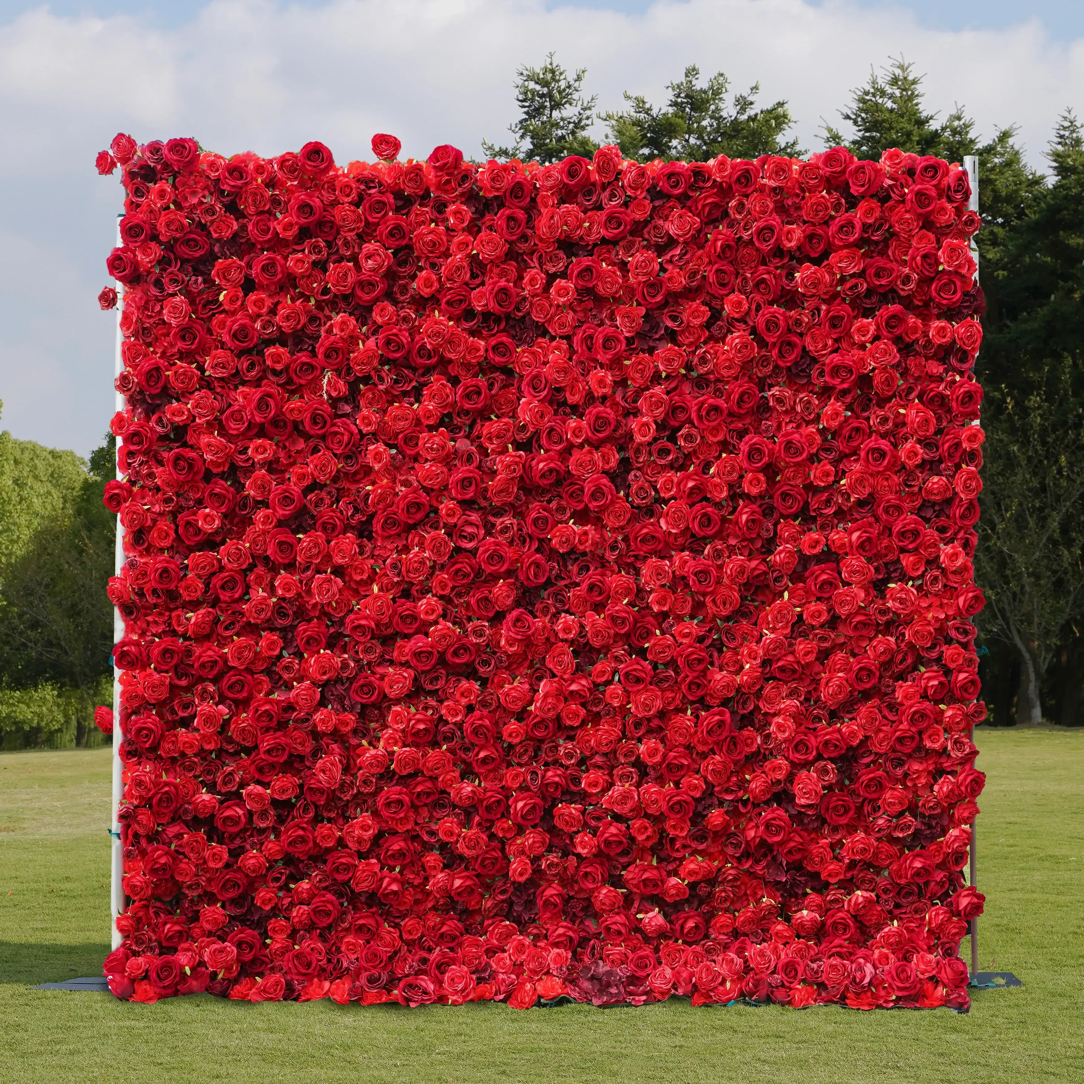 Red Flower Wall