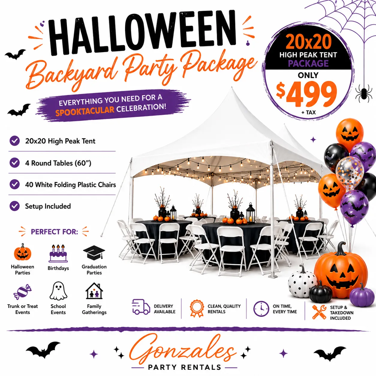 Tent Party Package