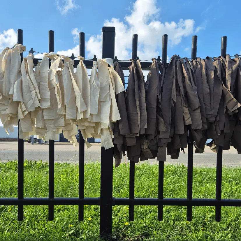 Mega Slinger crème/olijf 20m