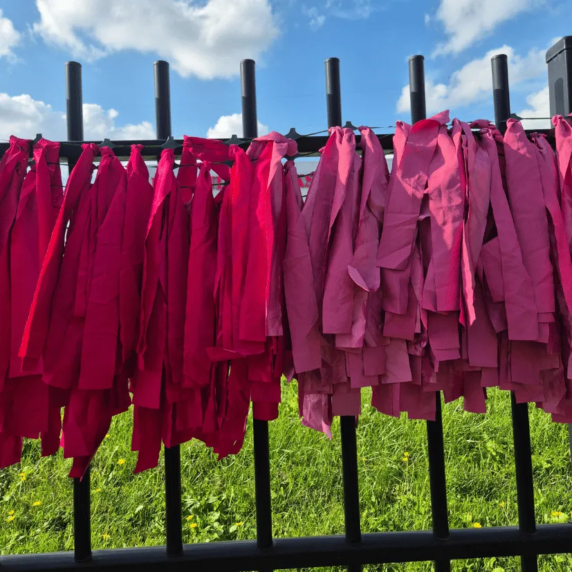 Mega Slinger roze/rood 20m