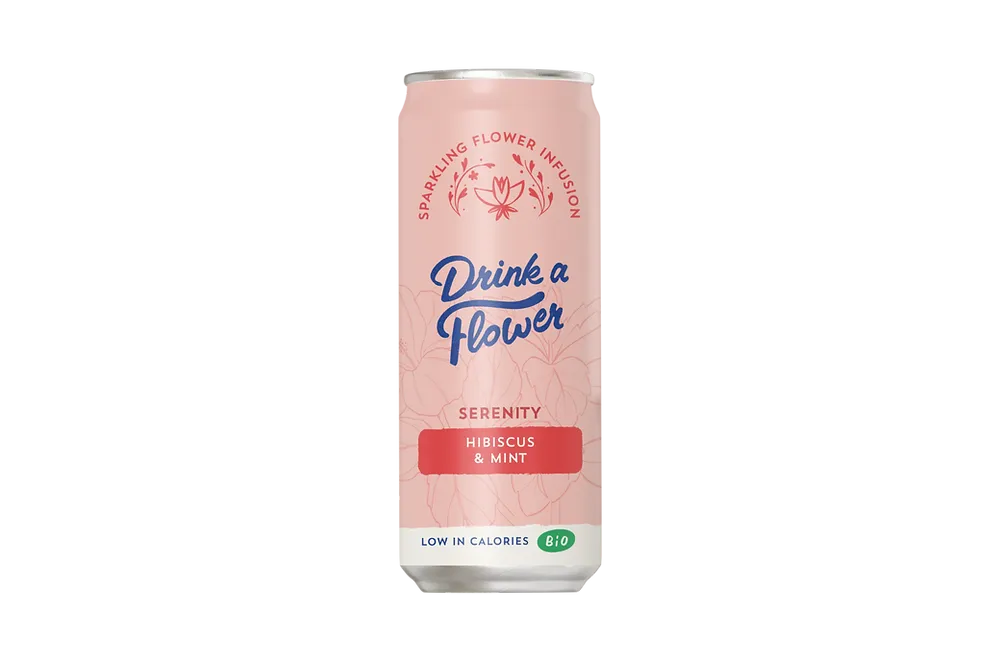 🌸 Drink A Flower - Hibiscus & Menthe (25 cl)