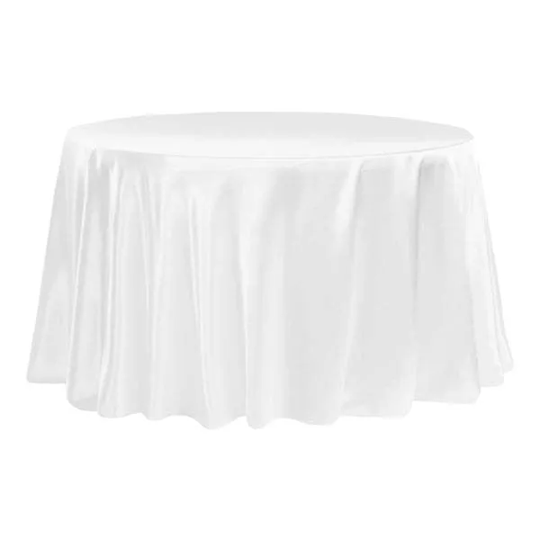 Tablecloth Round 132 Inch {Polyester}