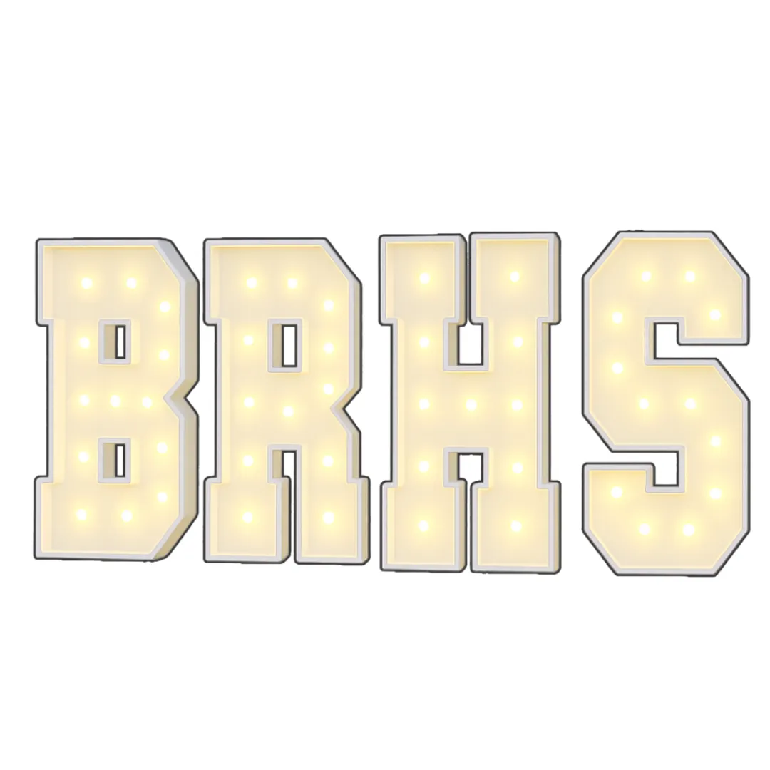 BRHS 4ft Marquee Letters Light Up