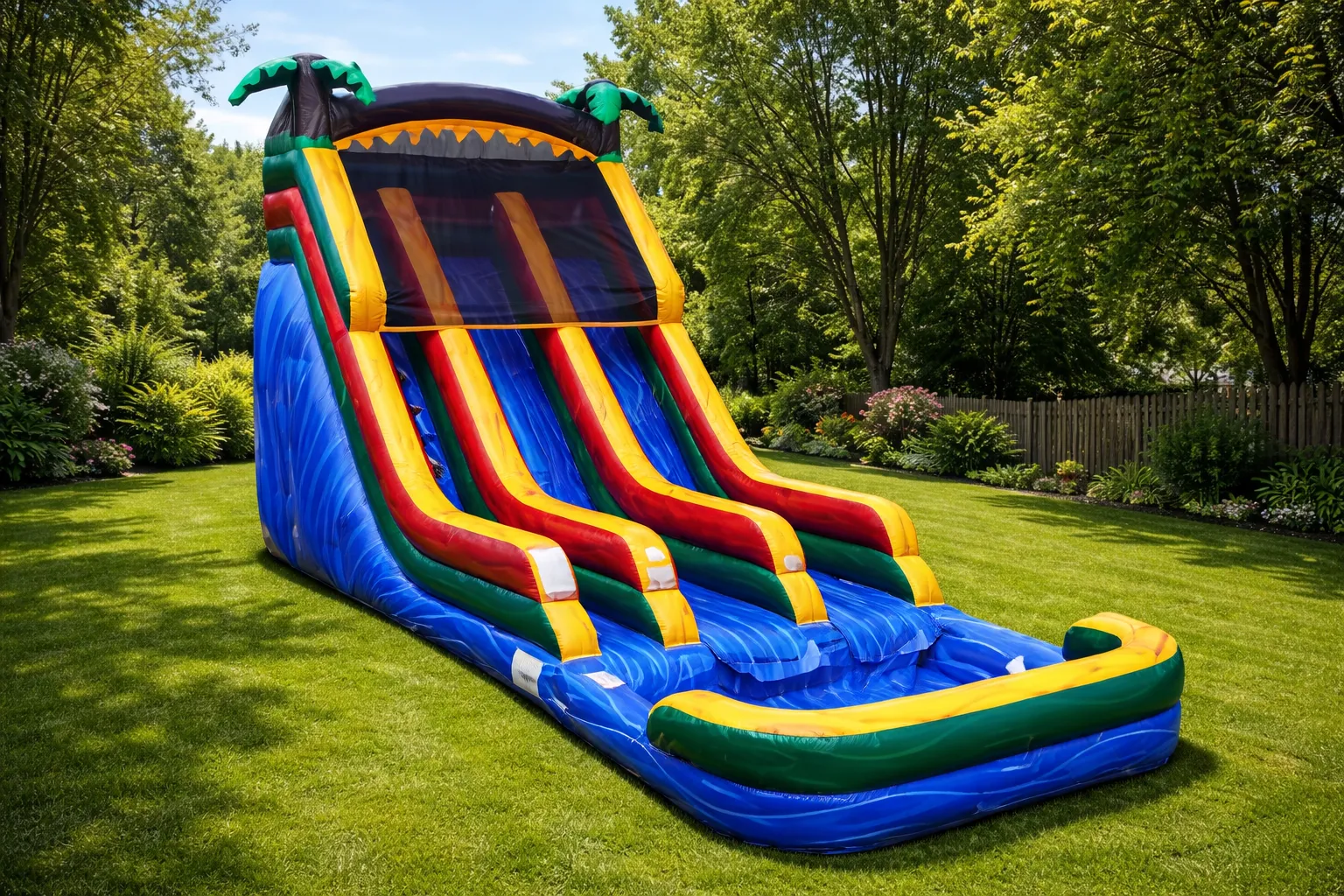 20' Hawaiian Palm Water Slide