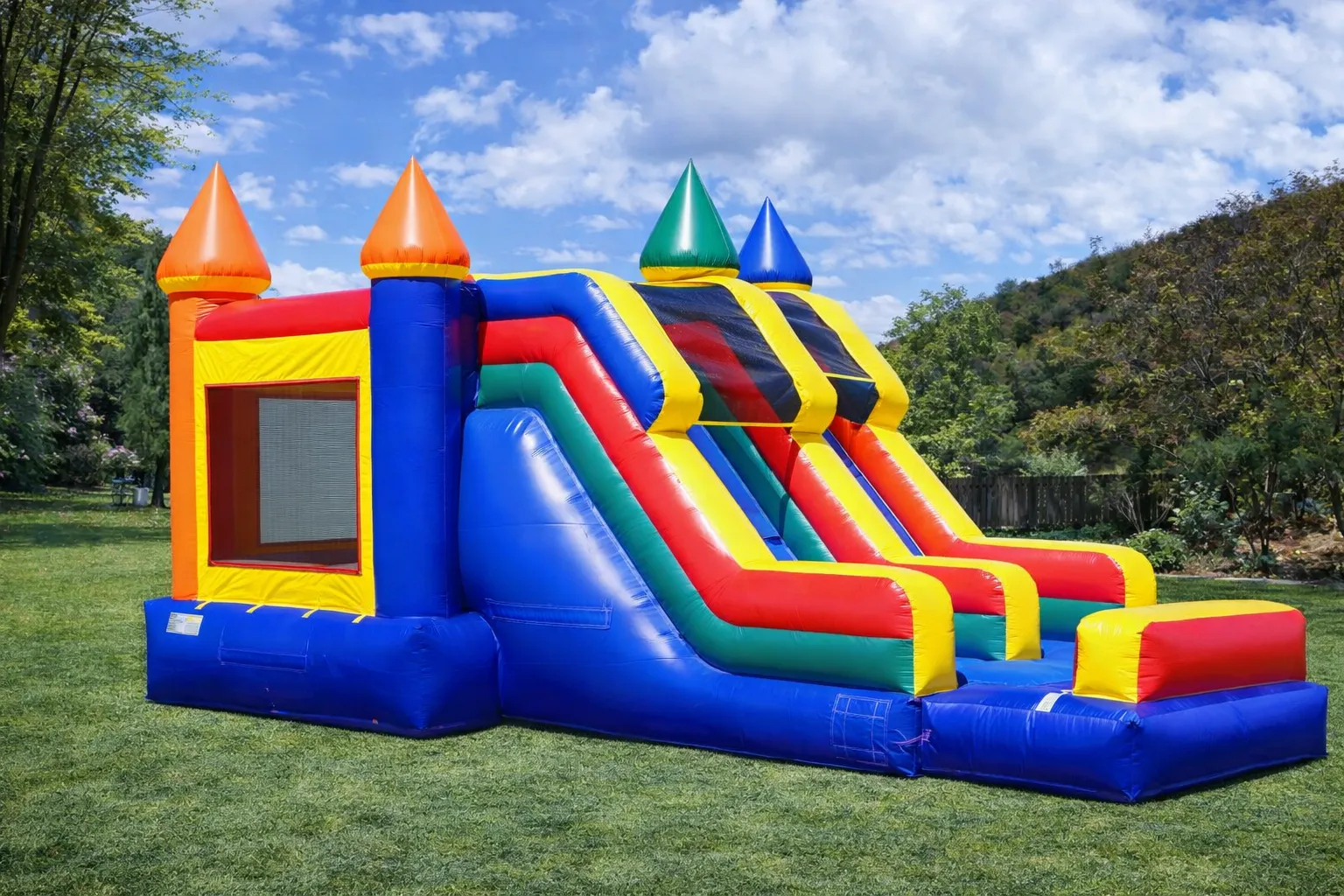 Multi Color Castle Slide Combo