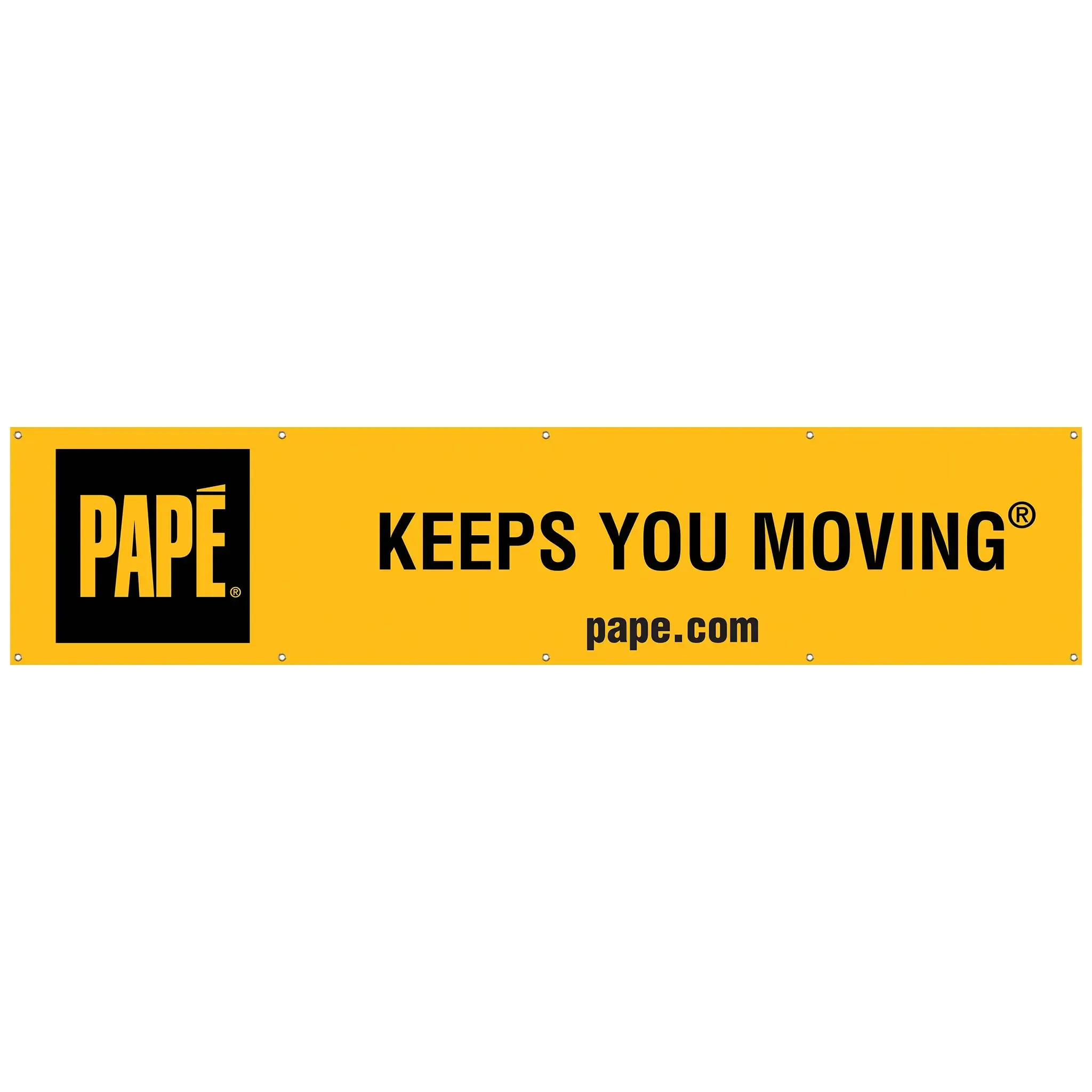 9' x 2' Banner - Papé Keeps You Moving