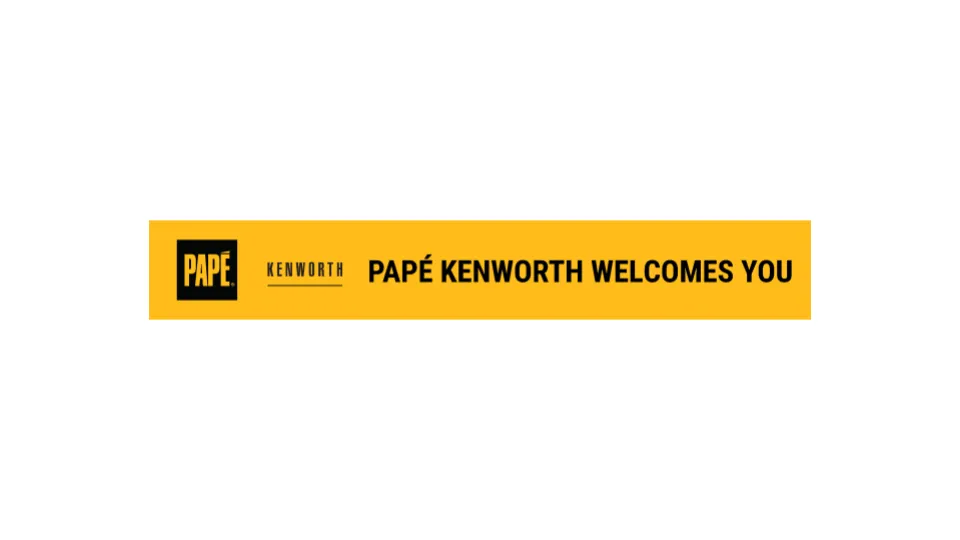 20' x 3' Banner - Papé Kenworth "Welcomes You"