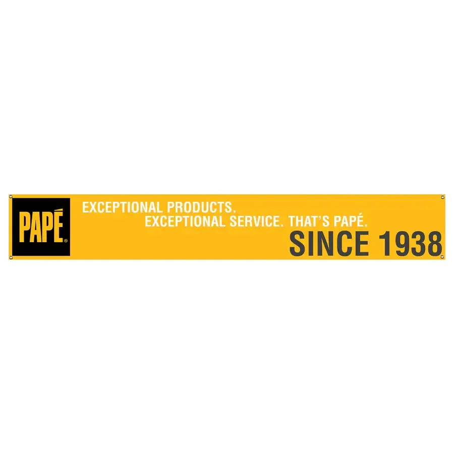 20' x 3' Banner - Papé Since 1938