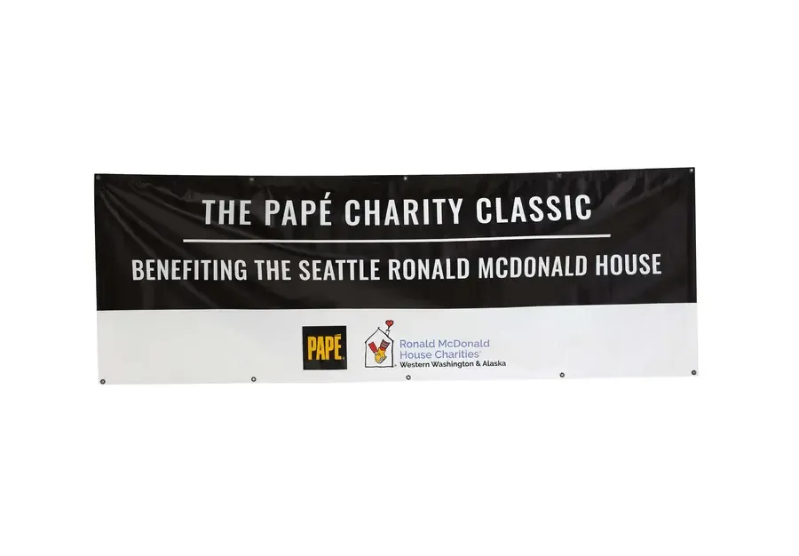 8' x 3' Banner - Papé Charity Classic