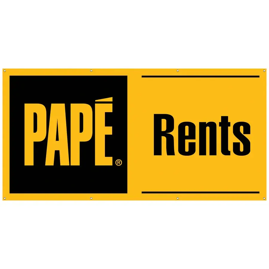 8' x 4' Banner - Papé Rents