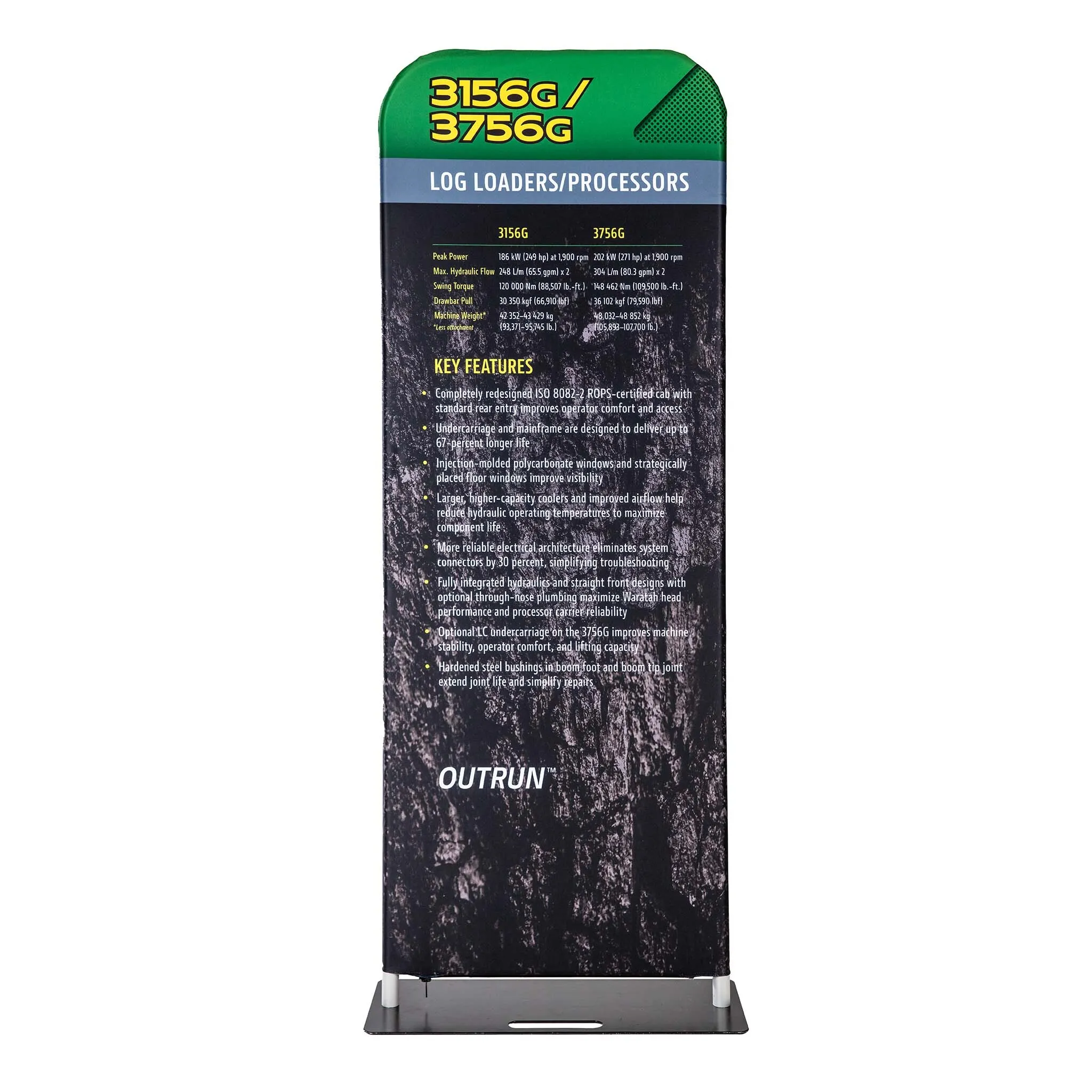 2' Hop Up - John Deere 3156G/3756G