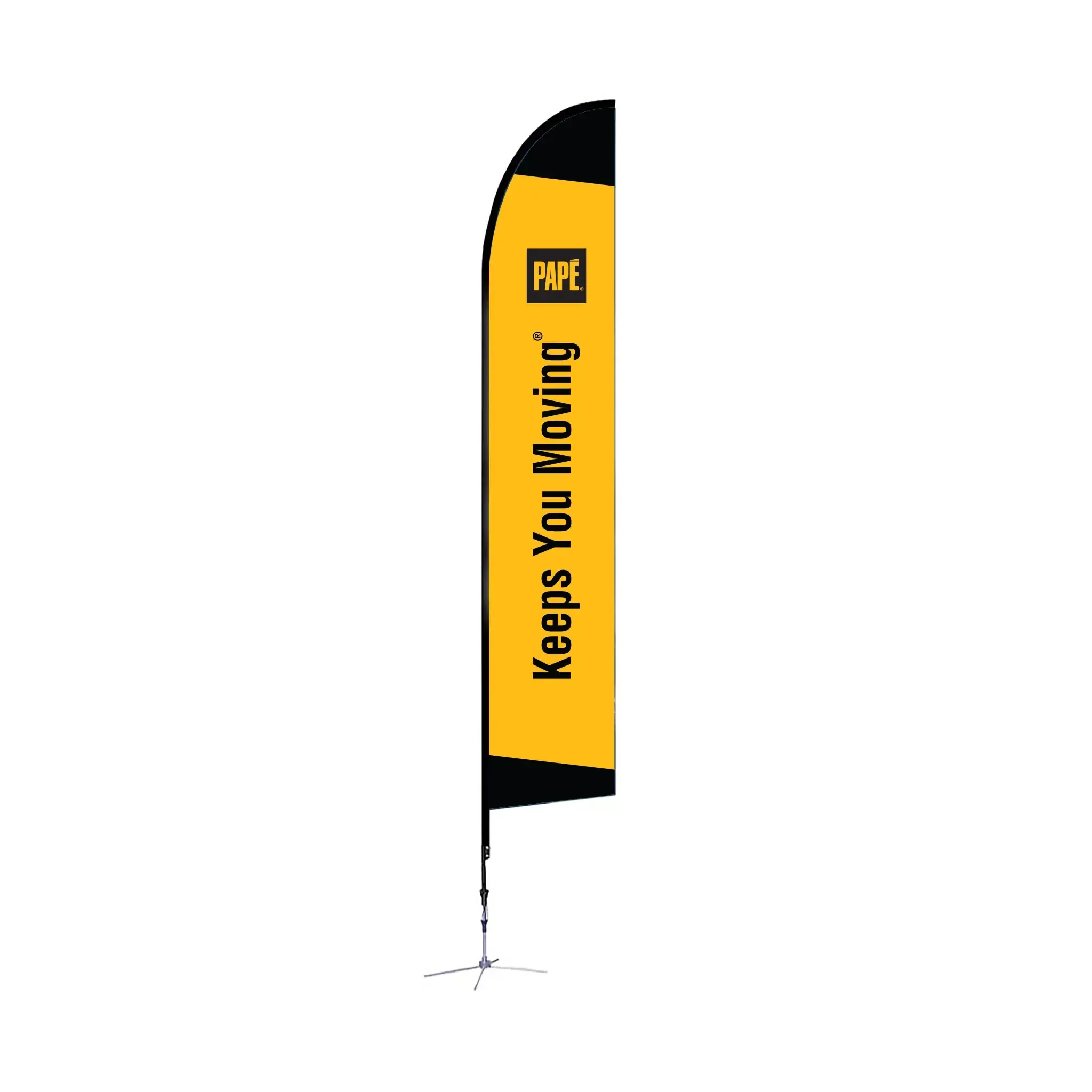 14' Feather Flag - Papé Keeps You Moving (Set of 2)