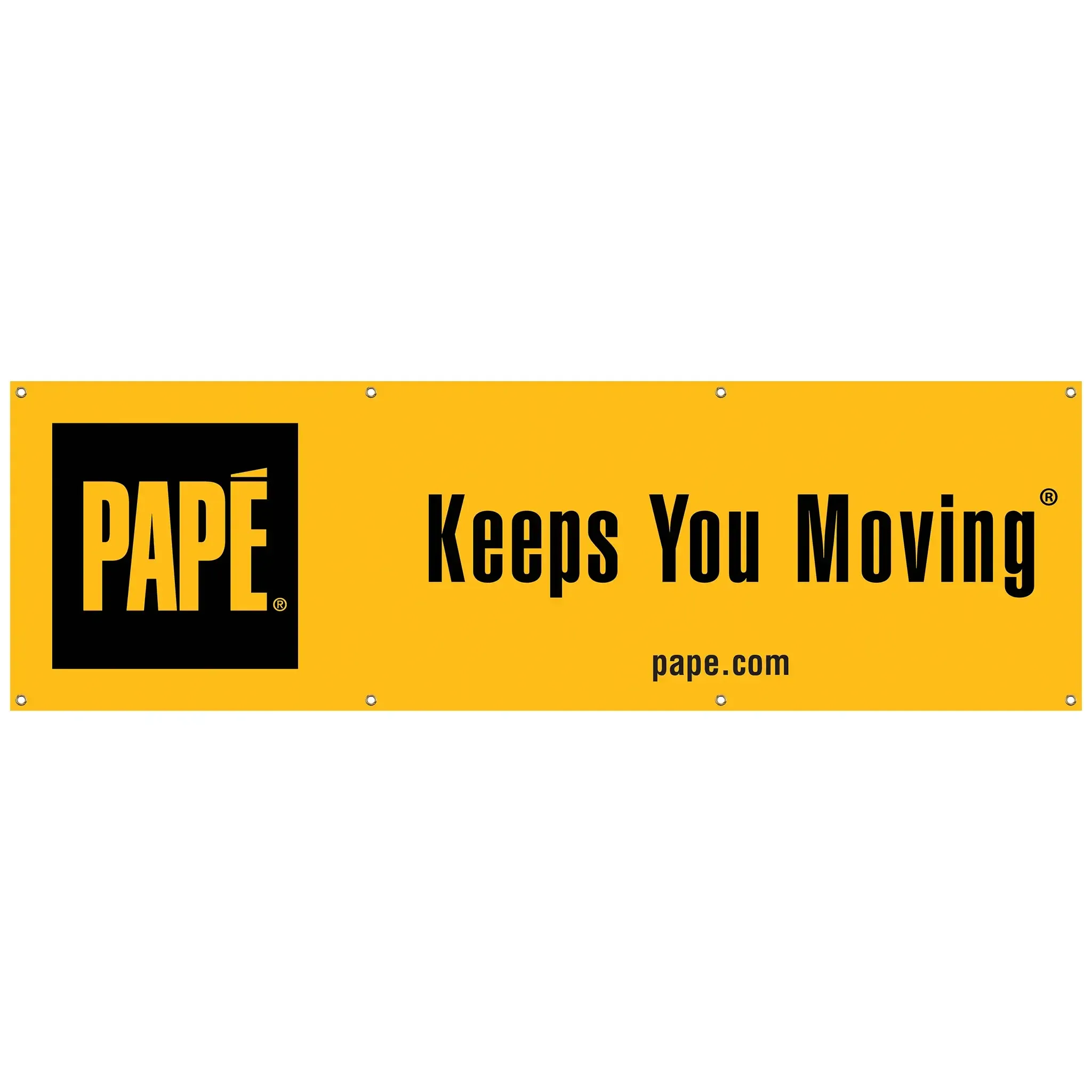 6.5' x 2' Banner - Papé Keeps You Moving