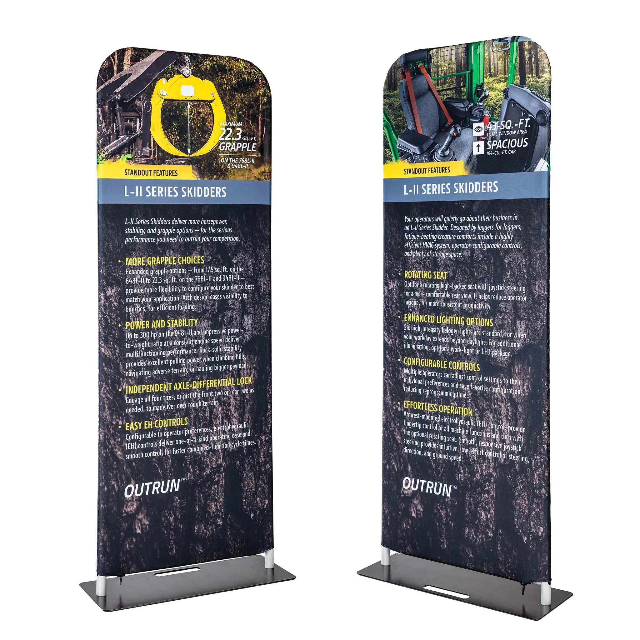 2' Hop Up - John Deere L-II Series Skidders (option 3)