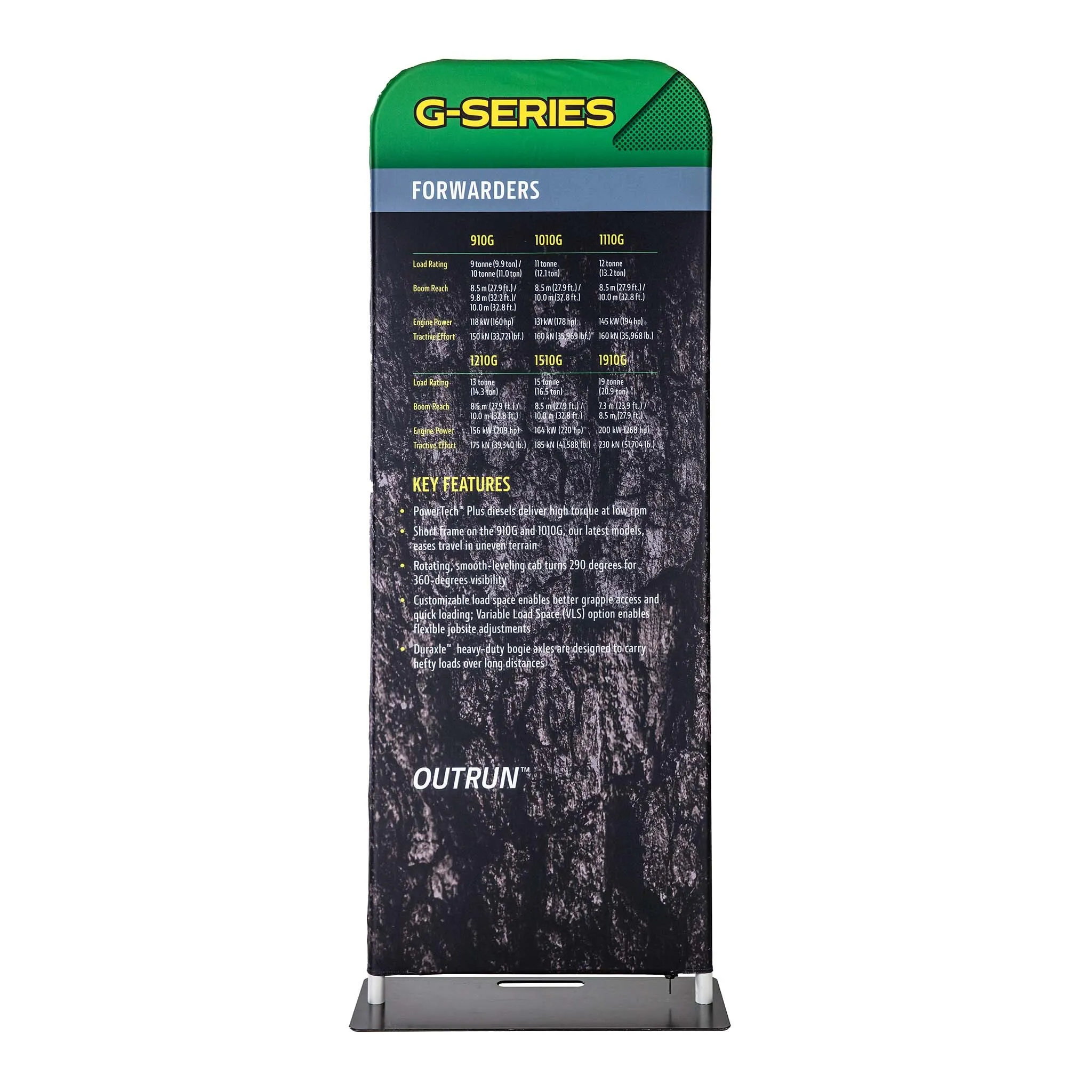 2' Hop Up - John Deere G-Series Forwarders