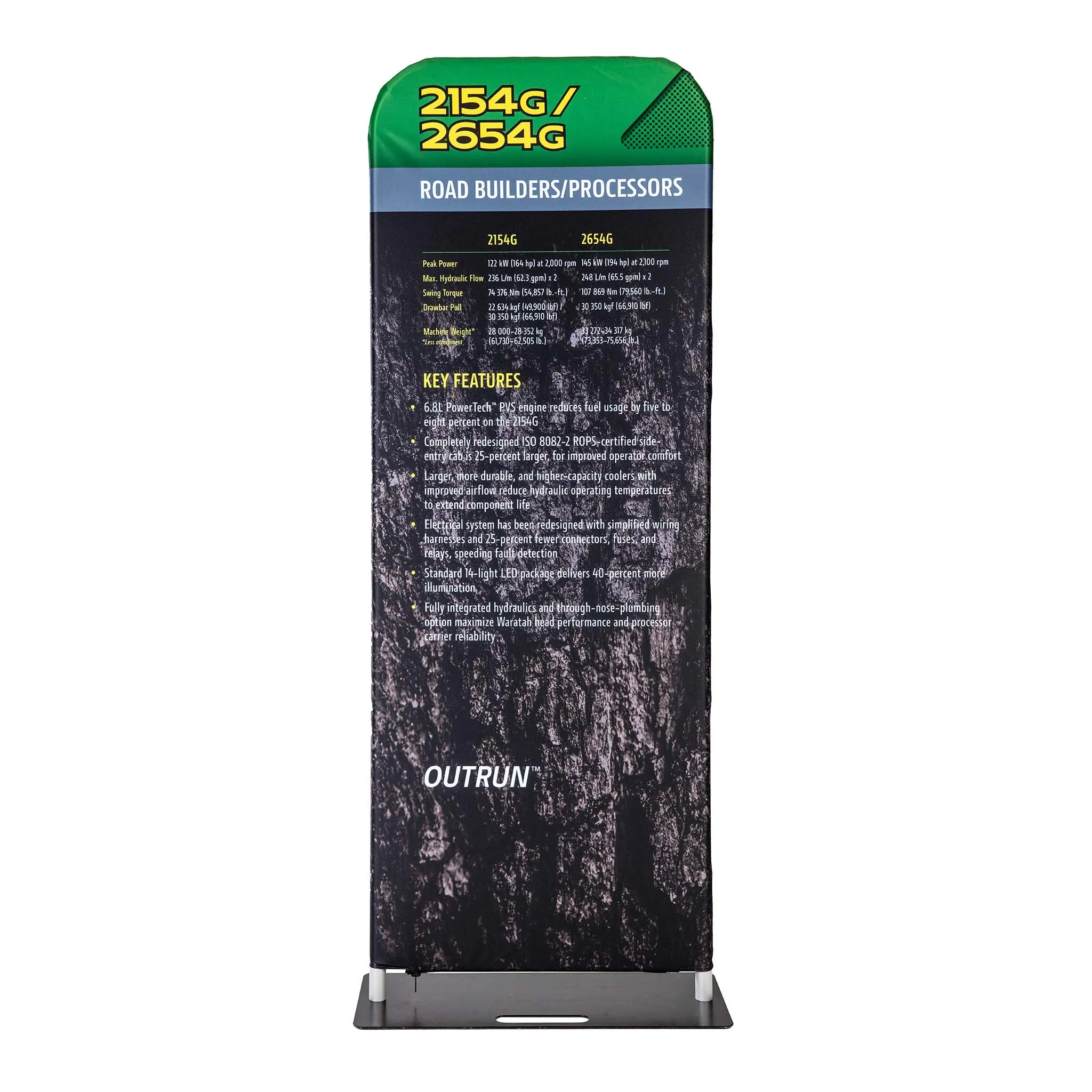 2' Hop Up - John Deere 2154G/2654G